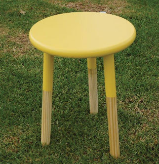 Popsicle Yellow Bedside Table