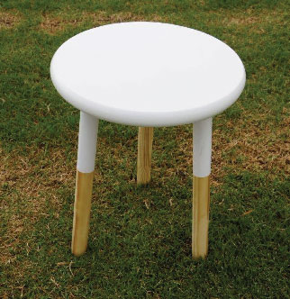 Popsicle White Bedside Table