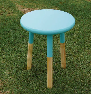 Popsicle Teal Bedside Table